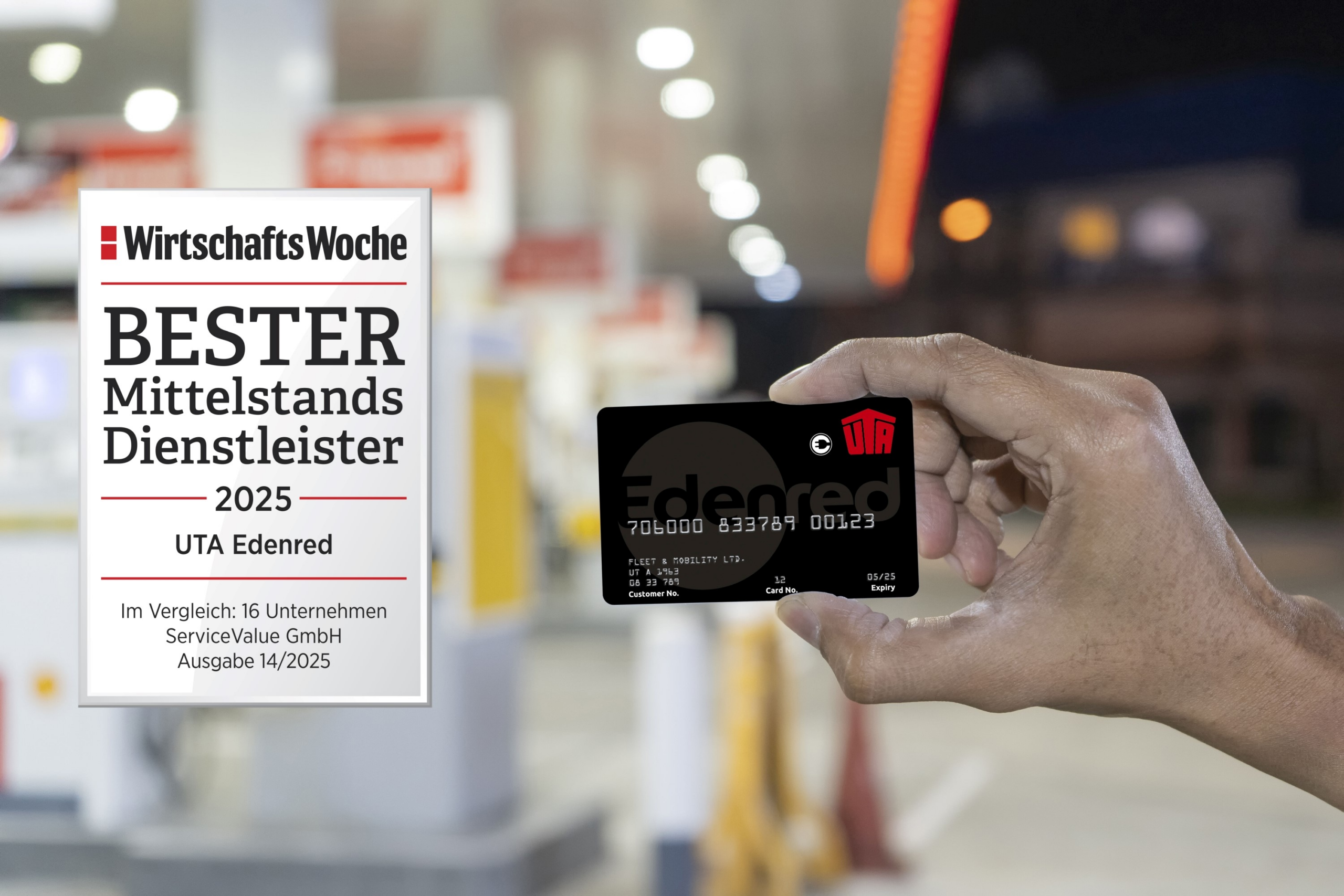 UTA Edenred zum fünften Mal in Folge bester Dienstleister für den Mittelstand