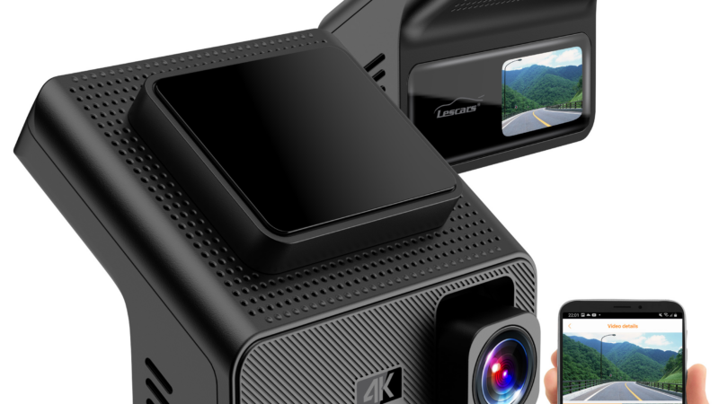 Lescars 4K-UHD-Dashcam mit GPS MDV-3170