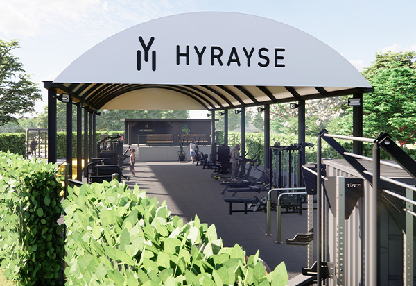 HYRAYSE feiert die Eröffnung des innovativen Outdoor-Gyms in Düsseldorf mit einem großen Fitnessevent
