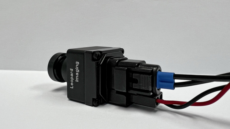 First 10GBASE-AU enabled camera with optical fiber connectivity for automotive