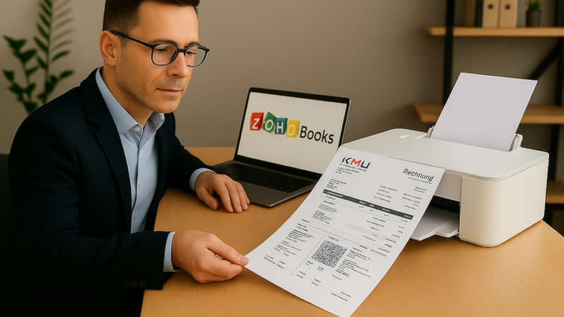 Die neue QR-Rechnungserweiterung für Zoho Books
