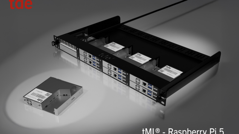 tde presents new tML module housing solution for Raspberry Pi 5