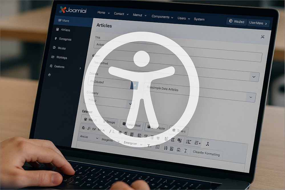 Audit zur Barrierefreiheit von Joomla-Websites.
