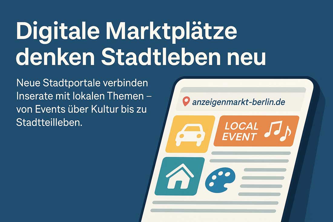Digitale Marktplätze denken Stadtleben neu
