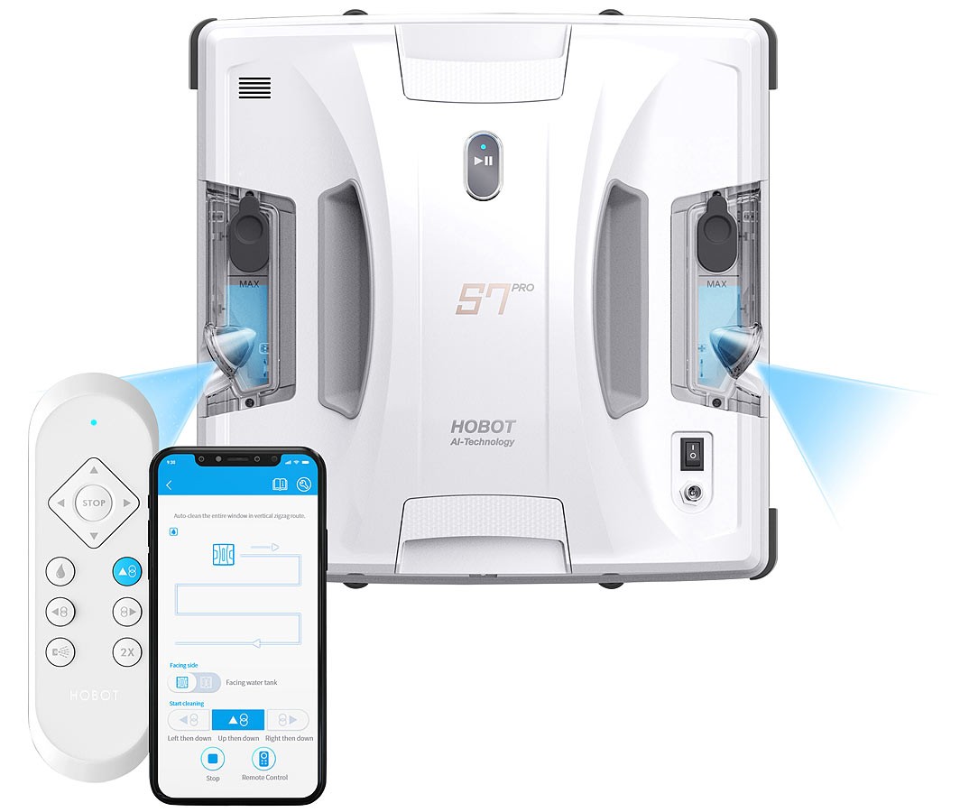 Sichler Exclusive HOBOT S7 Pro Profi-Fensterputz-Roboter