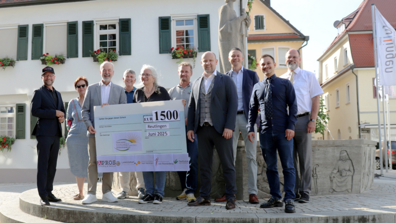 TOP Sozial Charta Projektspende 1.500 Euro an Foerderverein Sonnenstrahlen e.V.