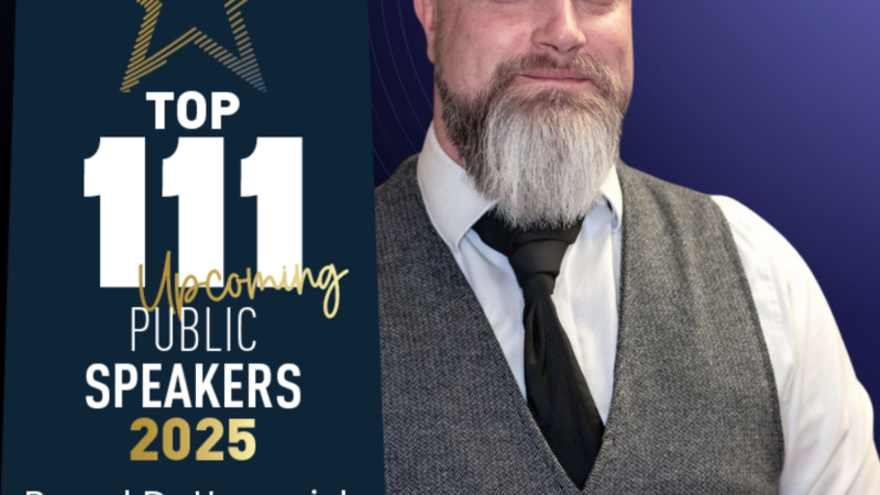Bernd Dotterweich unter den Top 111 Upcoming Public Speakers 2025 ausgezeichnet