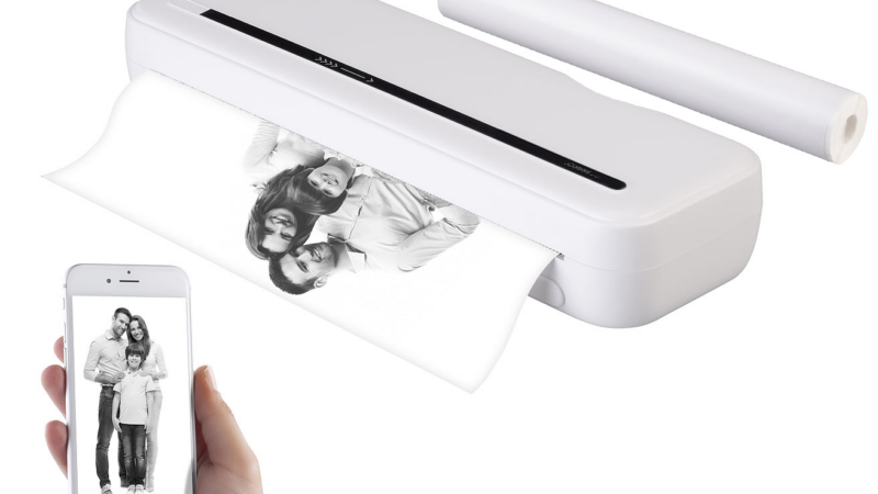 Callstel Mobiler Akku-Thermodrucker TD-300 mit 300 dpi, für Windows, Mac, iOS, Android