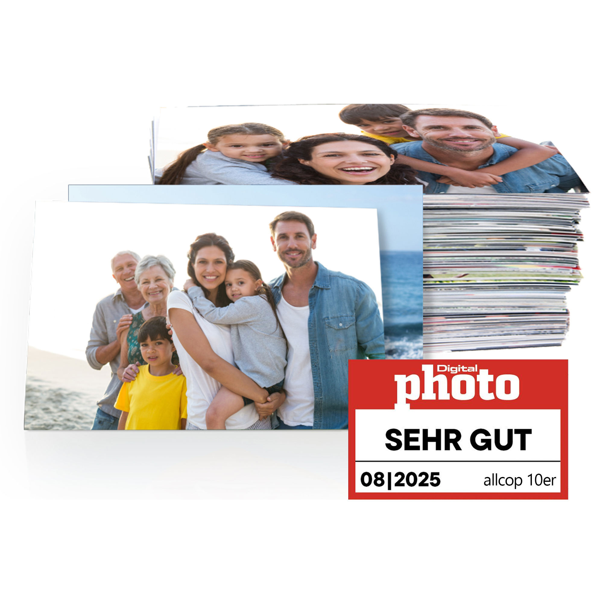 SEHR GUT im Digital Photo „Fotoabzüge“ Test für allcop