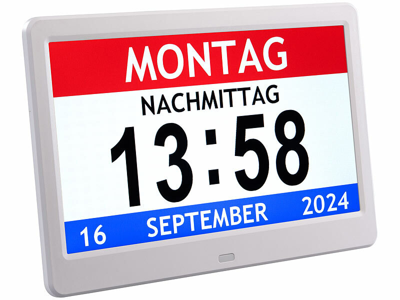 infactory Digital-Uhr mit 7″- bzw. 10″-Display