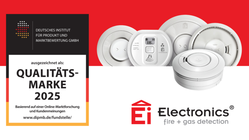 Ei Electronics als „Qualitätsmarke 2025“ ausgezeichnet