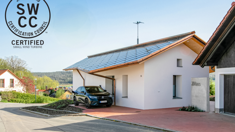 Die erste zertifizierte Mikro-Windkraftanlage der Welt kommt aus Deutschland!