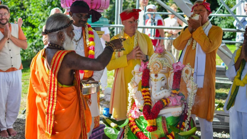 Yoga Vidya lädt ein zur Feier von Ganesha Chaturti am 27.08.2025 und Sahasra Ganapati Utsava am 29.08.2025