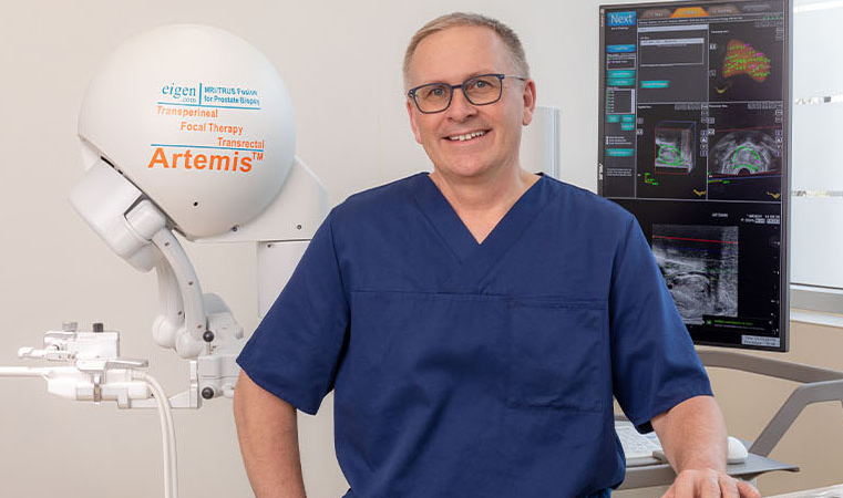 Prostata-Biopsie mit dem Artemis Fusionsbiopsie-System