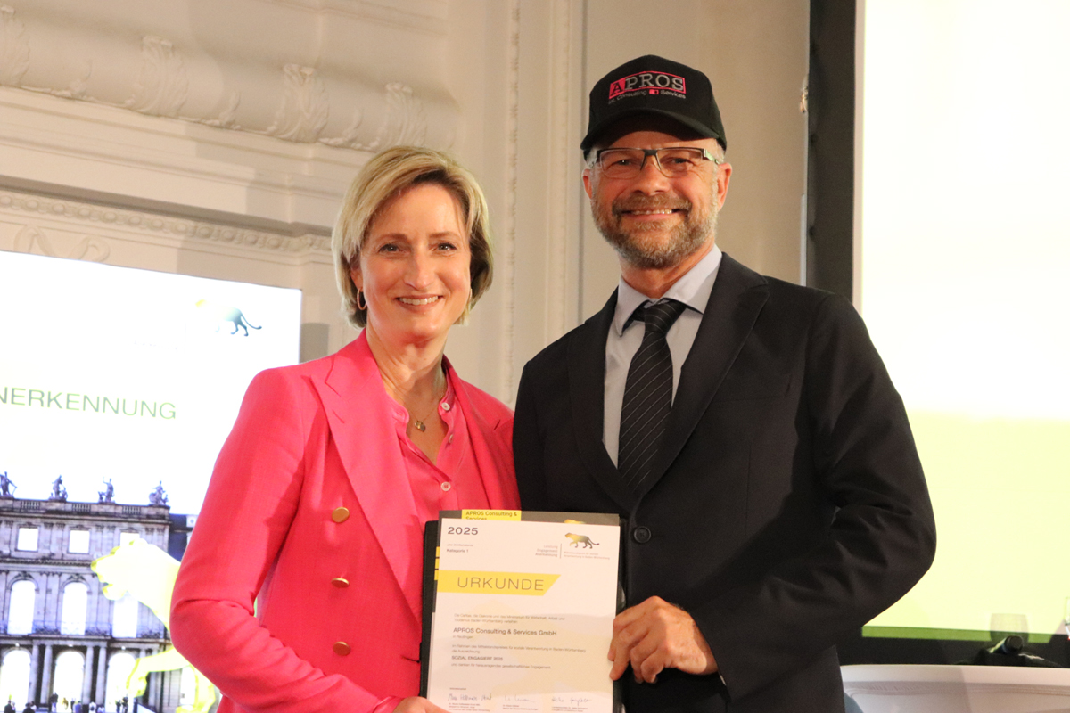Managerbund Reutlingen e.V. – Lea Mittelstandspreis Anerkennung „Sozial Engagiert“