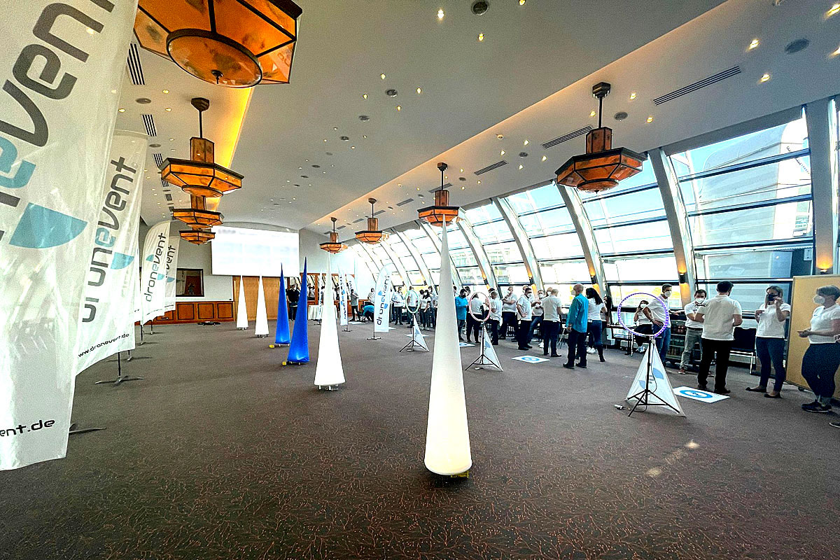 dronevent Indoor und Outdoor Flugparcours