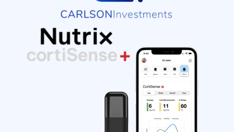 Carlson VC: Nutrix AG startet cortiSense-Launch