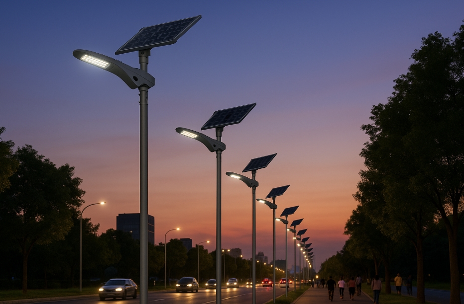 All-In-2: Innovativer Umrüstsatz für effiziente Solar-Hybrid-Straßenleuchten