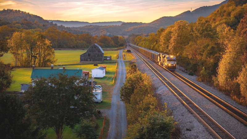 Im Panoramawagen durch Virginias Berglandschaft: Neuzugang bei Virginia Scenic Railway