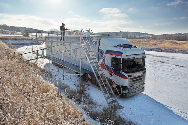 KRAUSE EisfreiGerüst-System: Sicherheit im Winterbetrieb – und darüber hinaus