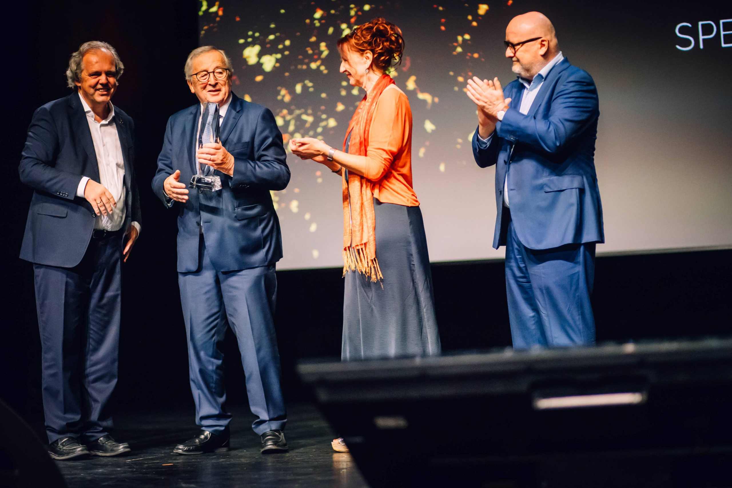 Jean-Claude Juncker erhält den Deutschen Rednerpreis 2025