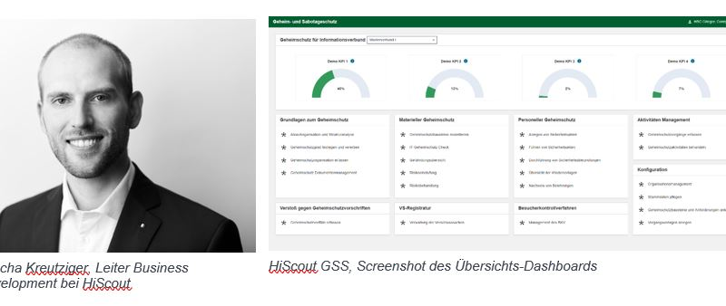 HiScout launcht GSS-Modul: Geheim- und Sabotageschutz für Behörden und Unternehmen mit besonderen Schutzanforderungen