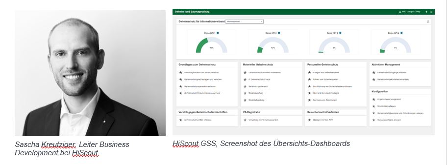 HiScout launcht GSS-Modul: Geheim- und Sabotageschutz für Behörden und Unternehmen mit besonderen Schutzanforderungen