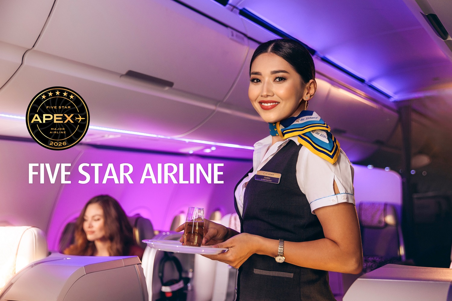 Five Star Major Airline 2026: Air Astana erhält APEX-Auszeichnung zum sechsten Mal in Folge