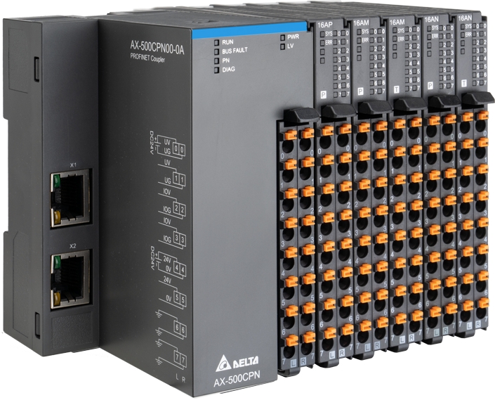 Delta erweitert die AX-5-SPS-Serie um neue CPUs, E/A-Module und Koppler für verbesserte Steuerung und Flexibilität