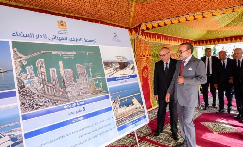 Der Hafen von Casablanca tritt dank der von König Mohammed VI. eingeweihten Infrastrukturprojekte in eine neue Ära ein