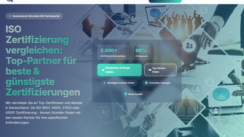 ISO Zertifizierung schneller & günstiger: IsoScout findet den passenden Partner zum Bestpreis