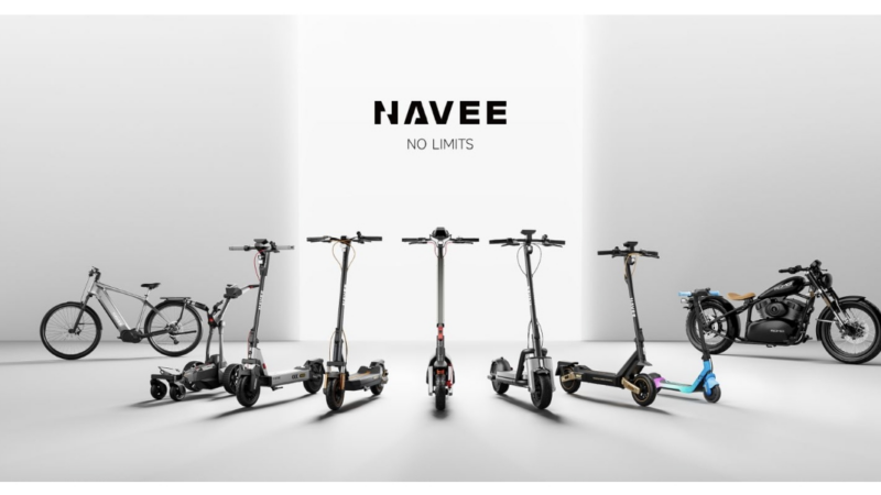 NAVEE zeigt die neuen E-Scooter für Stadt und Trail