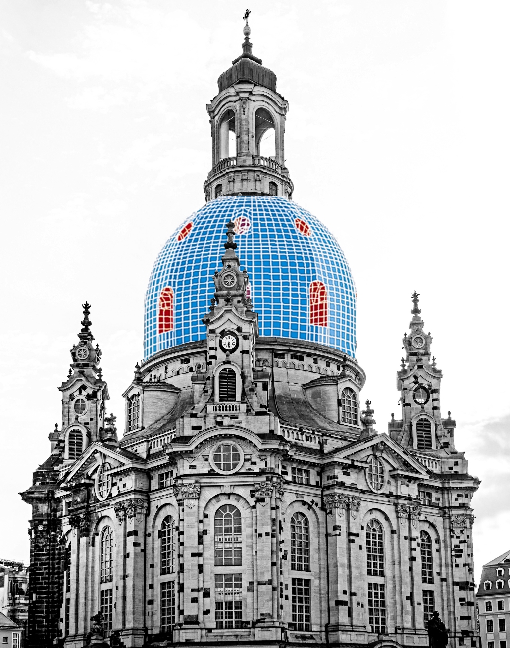 20 Jahre Frauenkirche: Virtuelles Netz für den Wiederaufbau