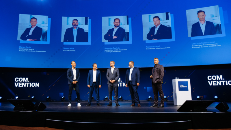 Zwei Tage voller Rekorde auf der Com.vention 2025: 700 Besucher feiern mit STARFACE und estos