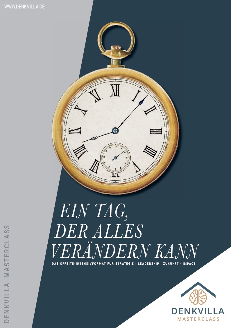 DenkVilla-Masterclass: Exklusives Offsite-Format für Entscheider