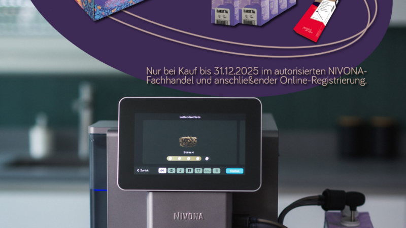 Kaffee und Hafermilch: Nivona und Mølk starten Sonderaktion