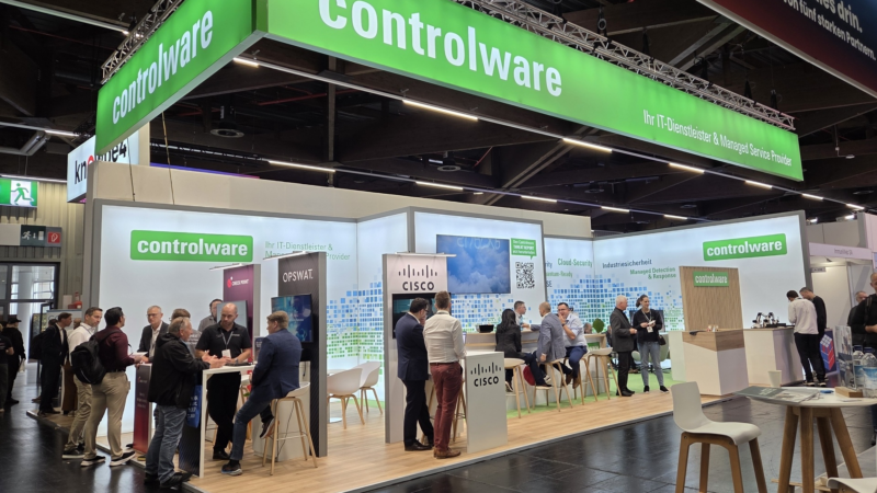 Controlware blickt auf eine erfolgreiche it-sa 2025 zurück – mit den Topthemen KI-gestützte Security, Post-Quantum-Schutz und Cyber Resilience