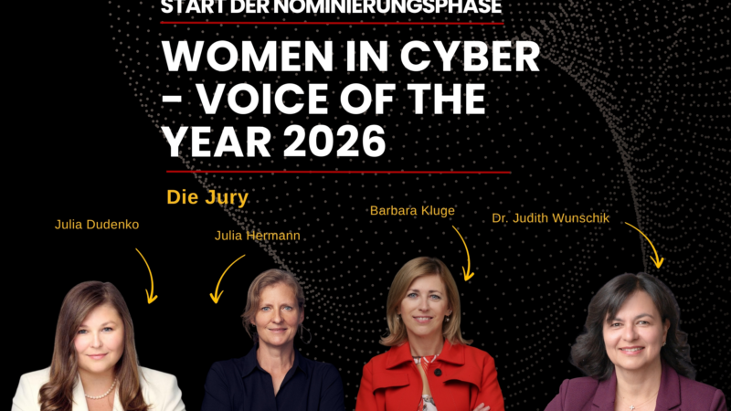 Nominierungen gestartet: Women in Cyber – Voice of the Year 2026