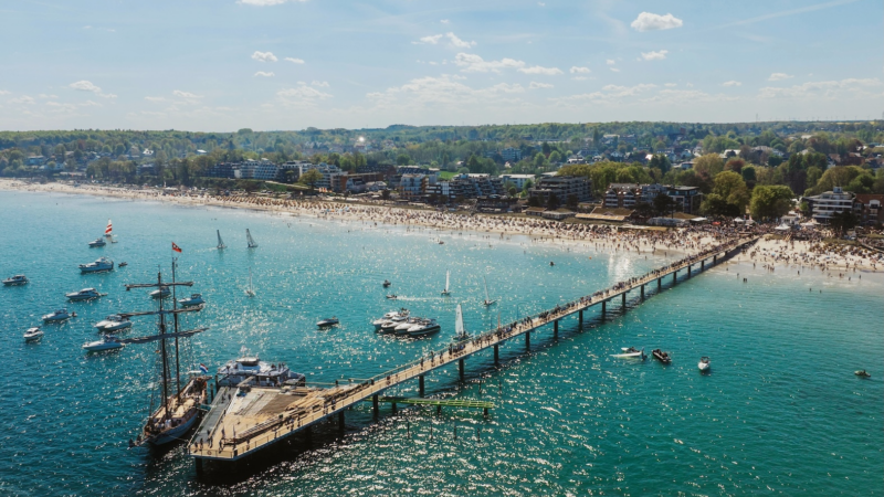 Ostseebrücke Scharbeutz: Neue Treppenanlage trotzt Wind und Wetter