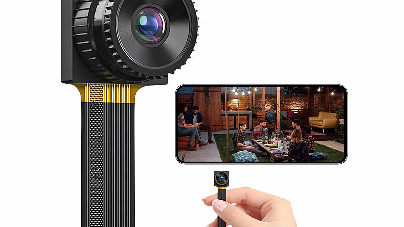 Somikon 2K-WLAN-Micro-Einbaukamera DV-345.mini