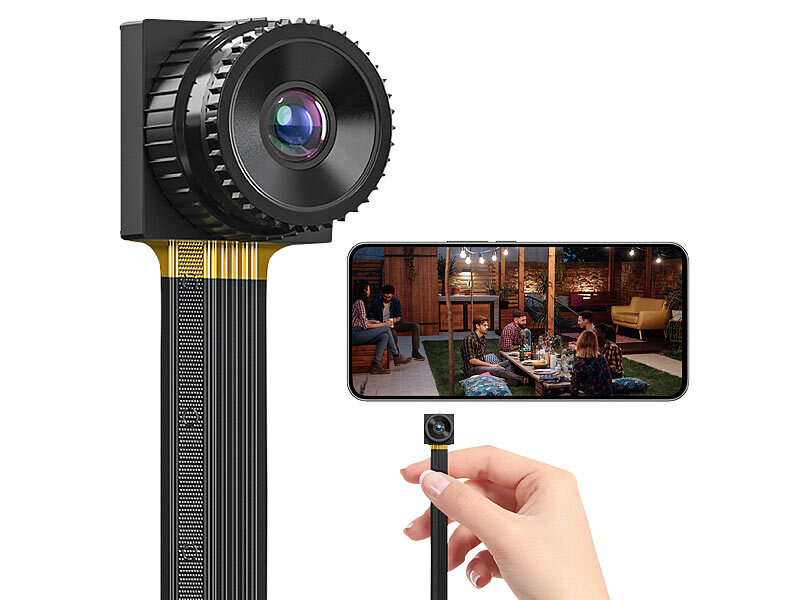 Somikon 2K-WLAN-Micro-Einbaukamera DV-345.mini