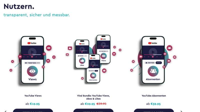 YOUBOOST setzt neue Maßstäbe im YouTube-Marketing: „Echte Views“ über offizielle Google Ads für maximale Sichtbarkeit