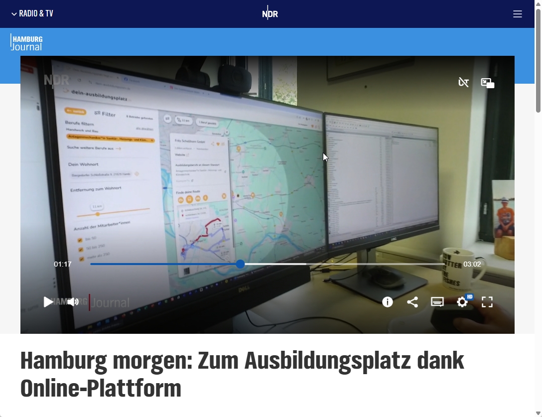 Von der Vater-Sohn-Idee zur NDR-Story: Wie „dein-ausbildungsplatz.de“ die Lehrstellensuche neu denkt