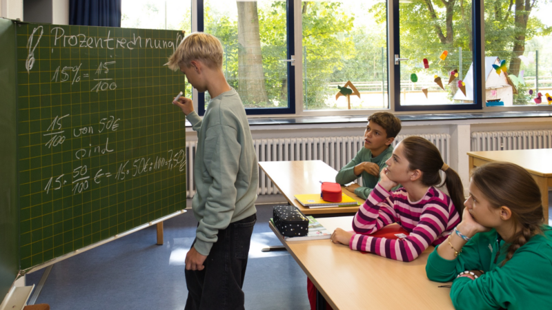 100 Prozent Liebe für die Mathematik