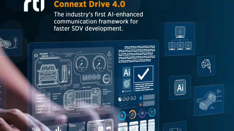 RTI präsentiert Connext Drive 4.0