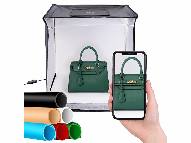 Somikon Fotobox mit LED-Licht