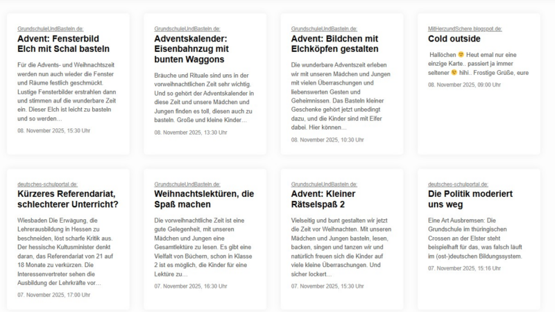 Lehrerlinks.net im neuen Design – moderner und übersichtlicher