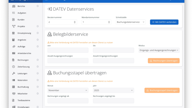 Mehr Zeit fürs Handwerk: