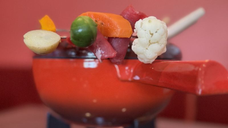 Voll im Trend: Fondue im Strandhotel Zingst
