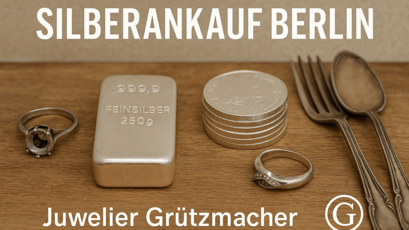 Silber im Aufwind – Warum sich der Silberverkauf und der Kauf von Anlagesilber in Berlin jetzt besonders lohnen
